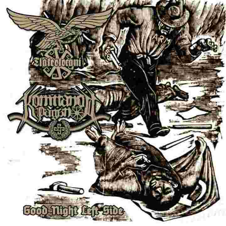 Tlateotocani / Kommando Pagano - Good Night Left Side split cd.  - Old Forest Production image 1