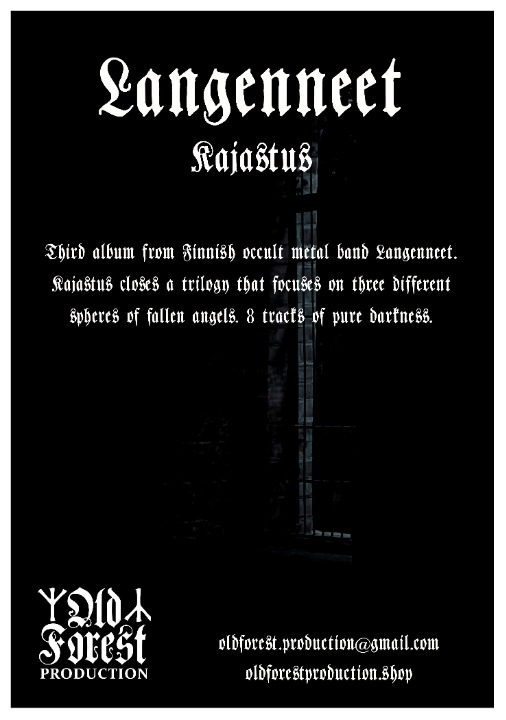 Langenneet(Fin.)  - "Kajastus" cd digipack - Old Forest Production image 1