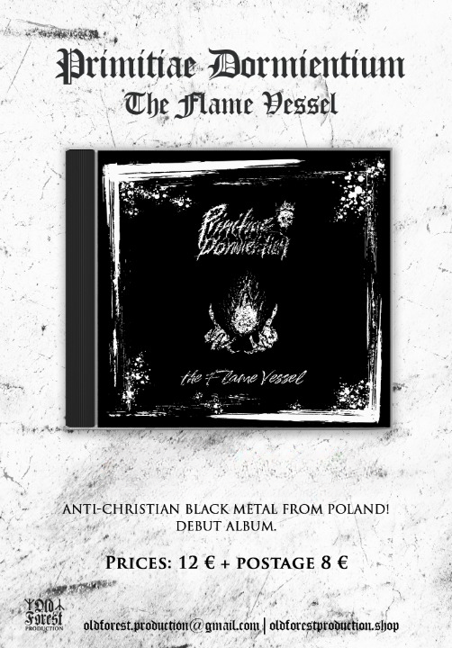 Primitiae Dormientium - The Flame  Vessel cd  - Old Forest Production image 1