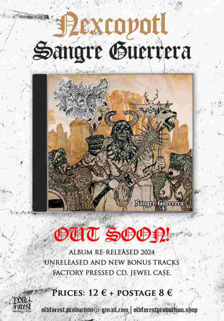 Nexcoyotl - Sangre Guerrera cd  - Old Forest Production image 2