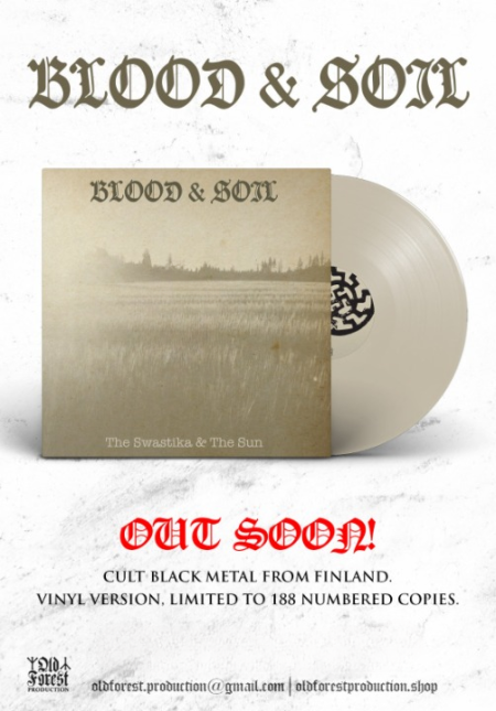 Blood & Soil - The Swastika & The Sun LP(original cover) - Old Forest Production/Block 11  image 2