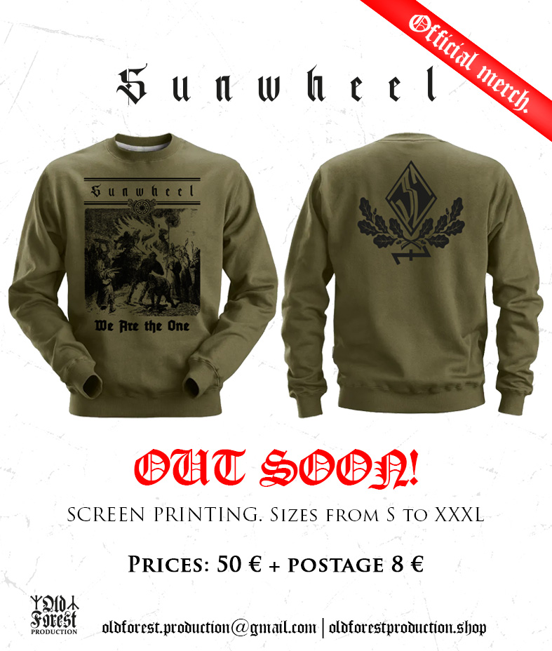 Sunwheel - We Are The One official sweatshirt lim.40 khaki  - Old Forest Production image 1